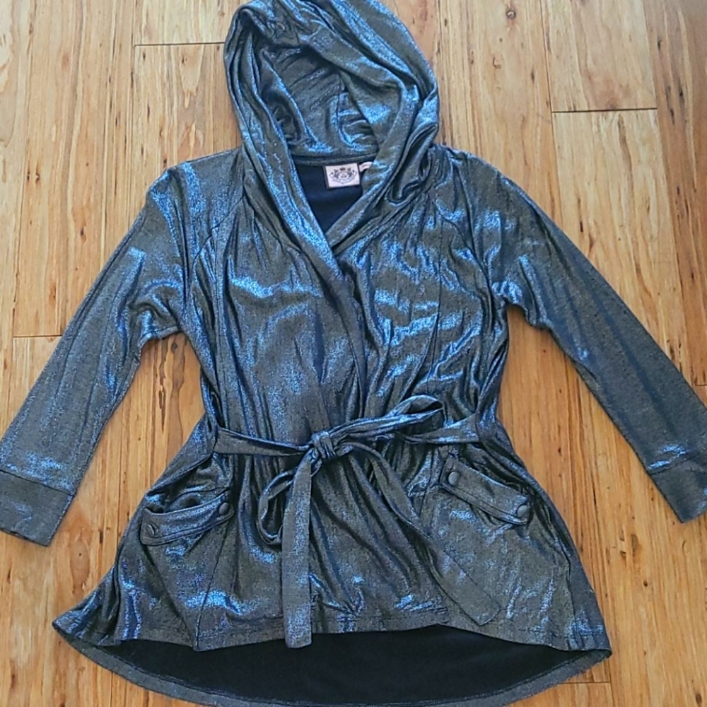 Juicy Couture Knit Metallic Jacket